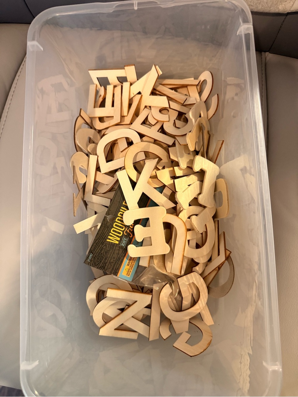 Unfinished Wood Letters